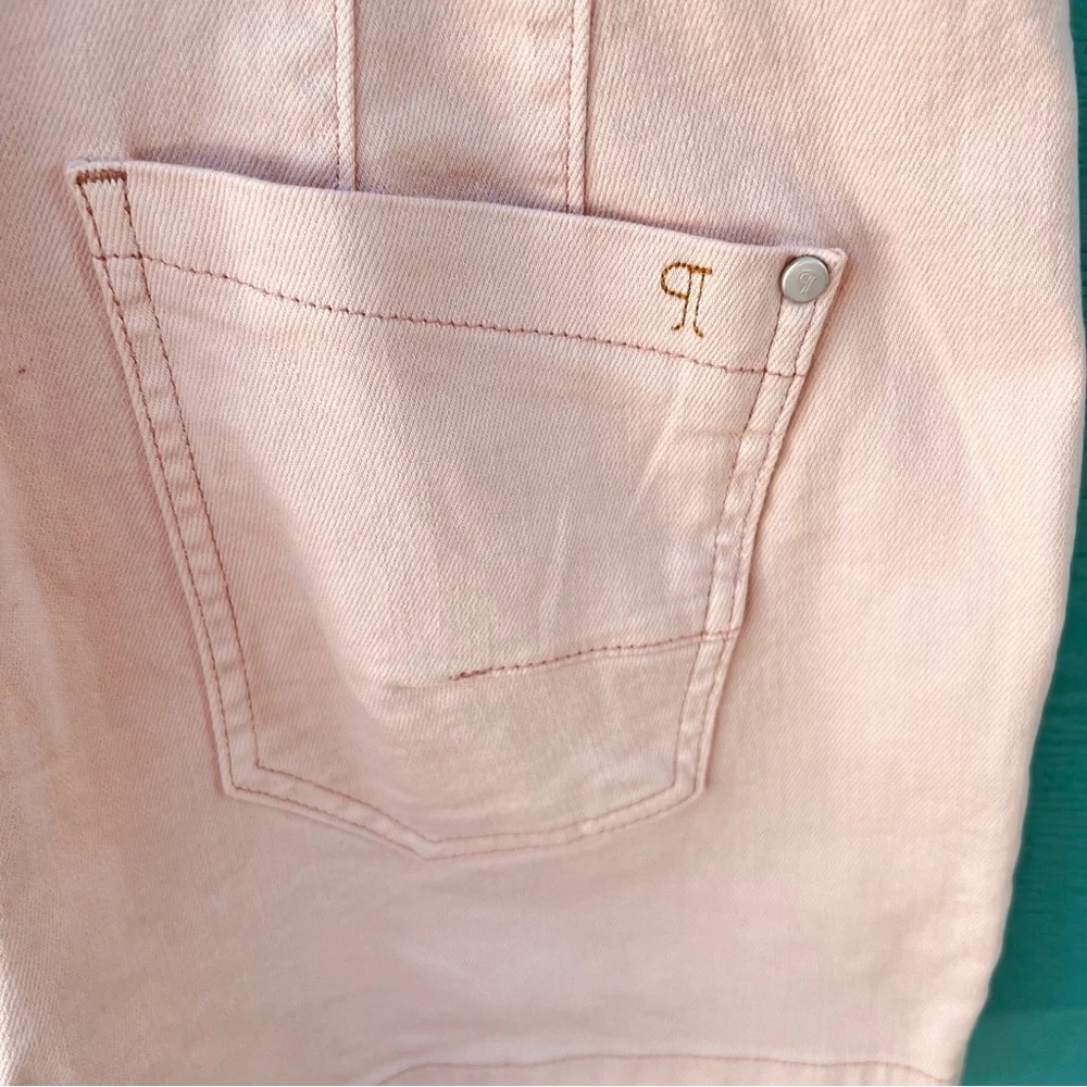 ANTHROPOLOGIE PILCRO PUFF SLEEVE PETAL PINK BUTTON FRONT ROMPER SIZE 8 - Picture 7 of 10